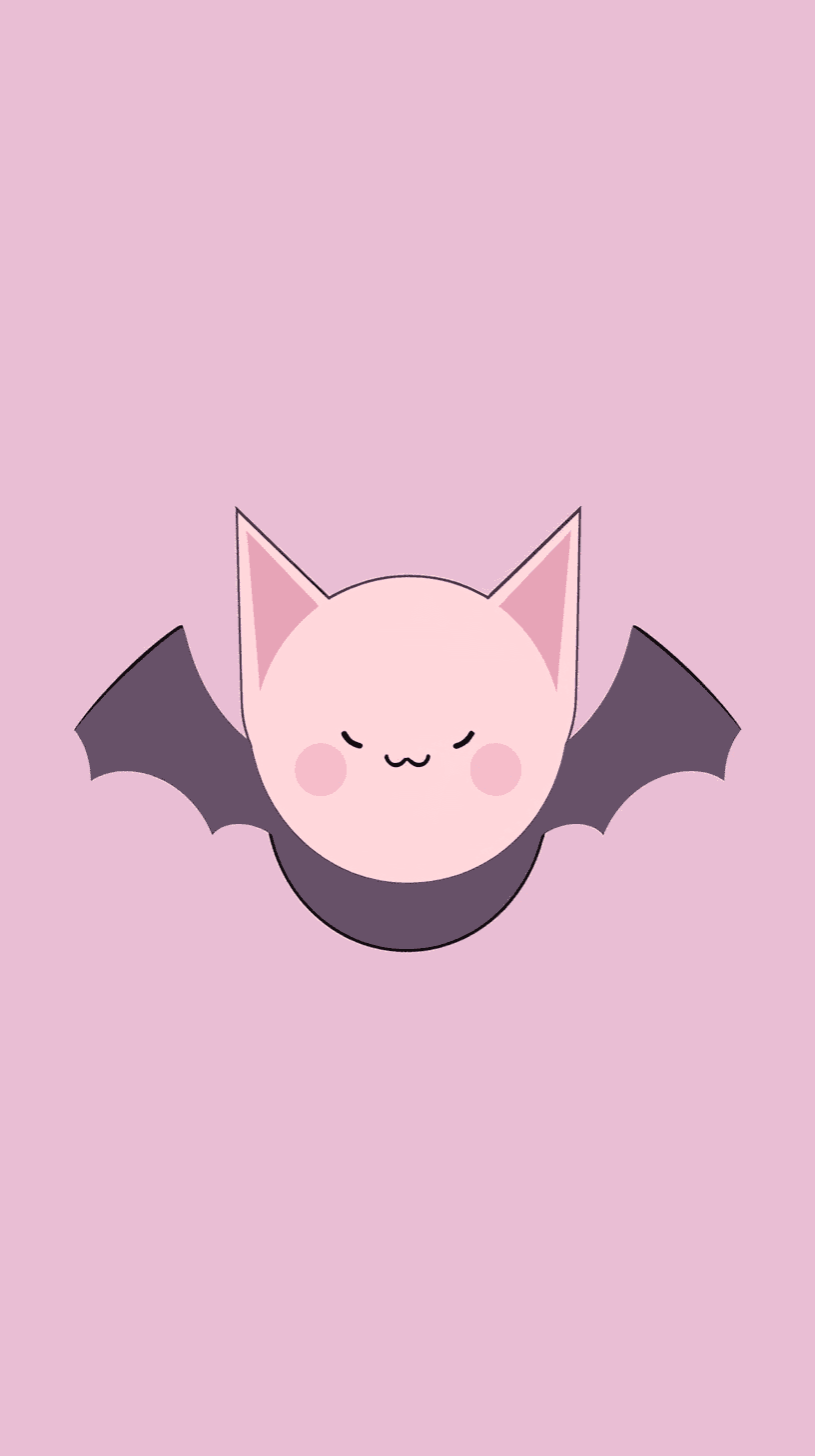 Halloween Bat Seek original repeating artwork