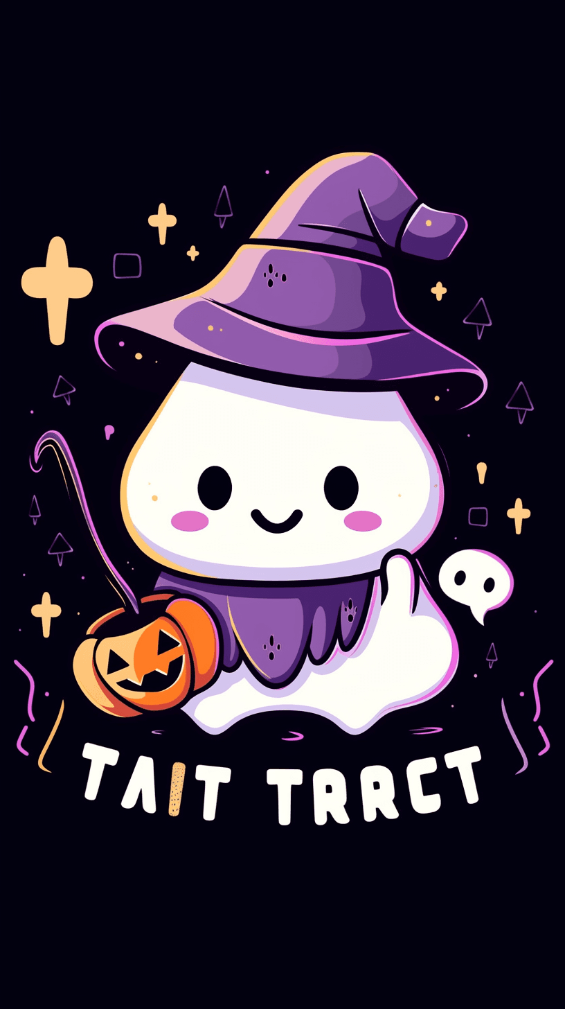 Halloween Ghost 129 original repeating artwork