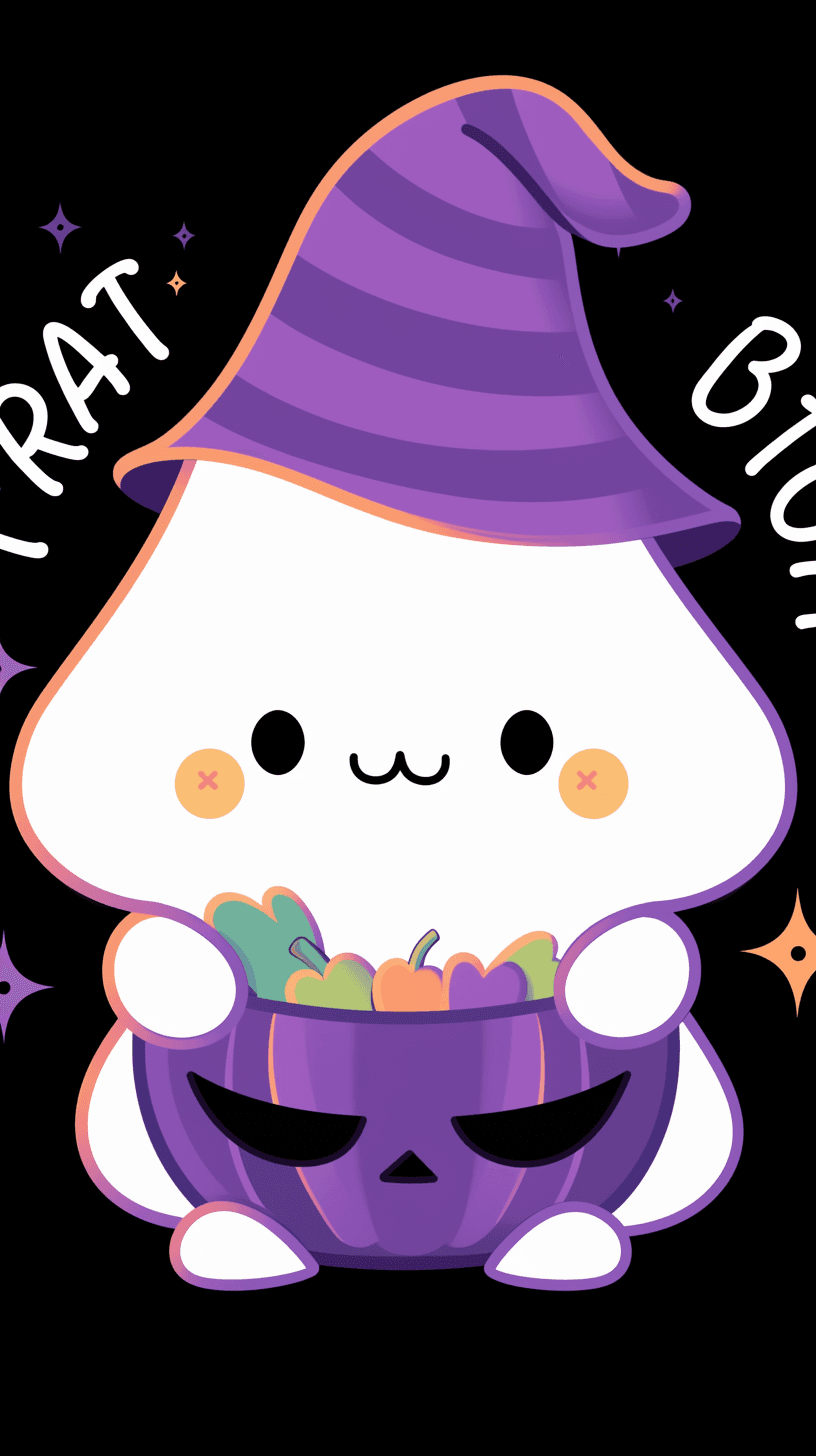 Halloween Ghost 1495 original repeating artwork