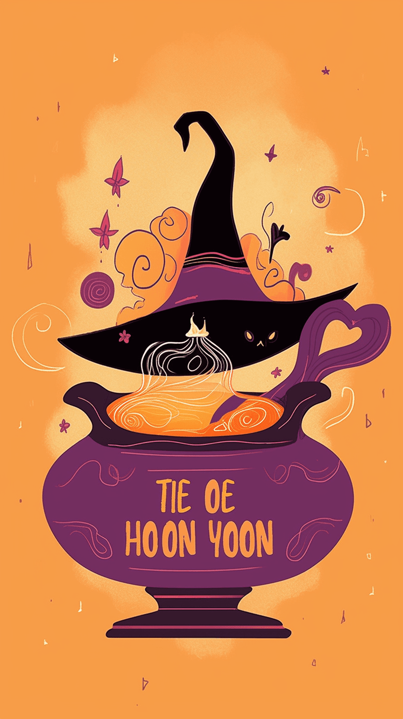 Halloween Bright original repeating artwork