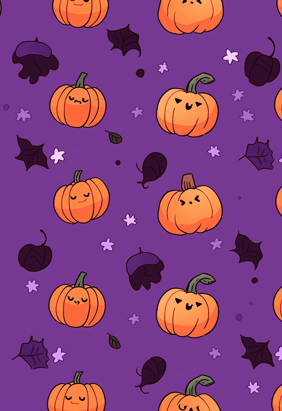 Halloween Pumpkin 349 original repeating artwork