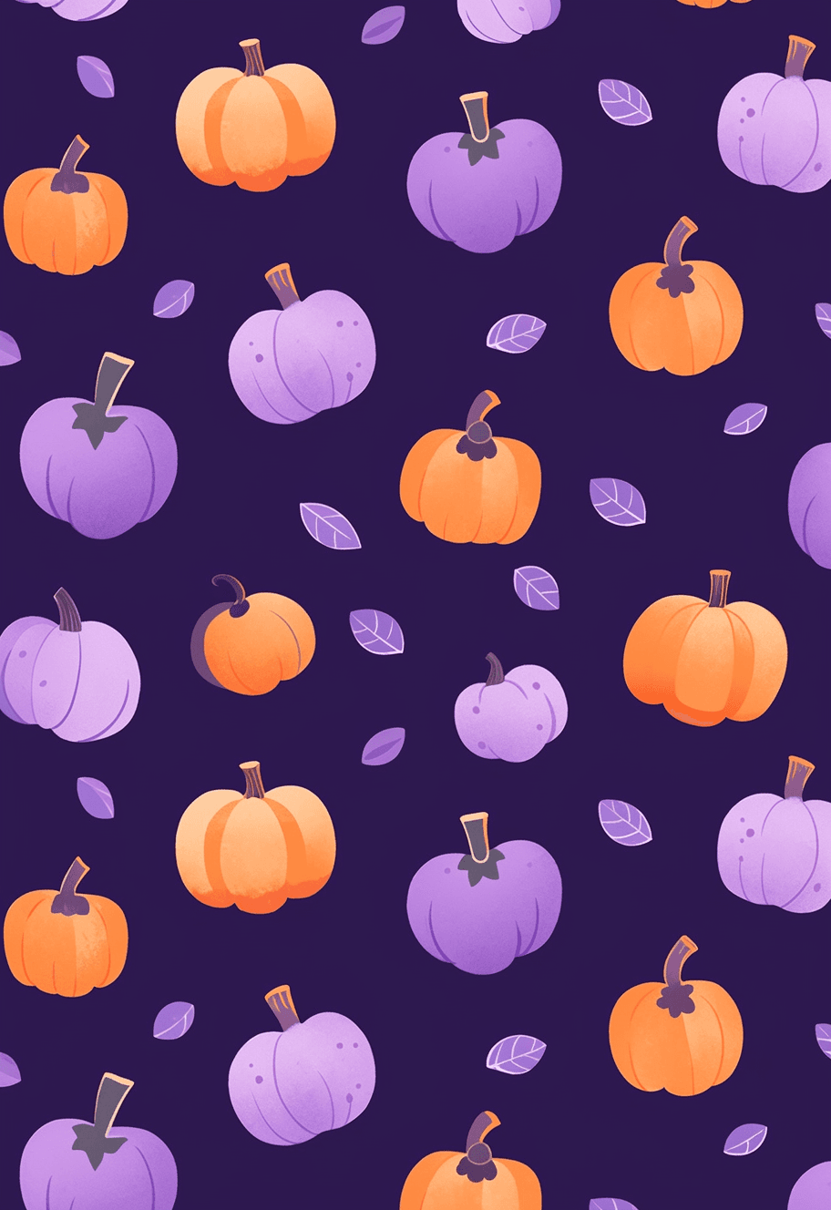 Halloween Pumpkin 383 original repeating artwork