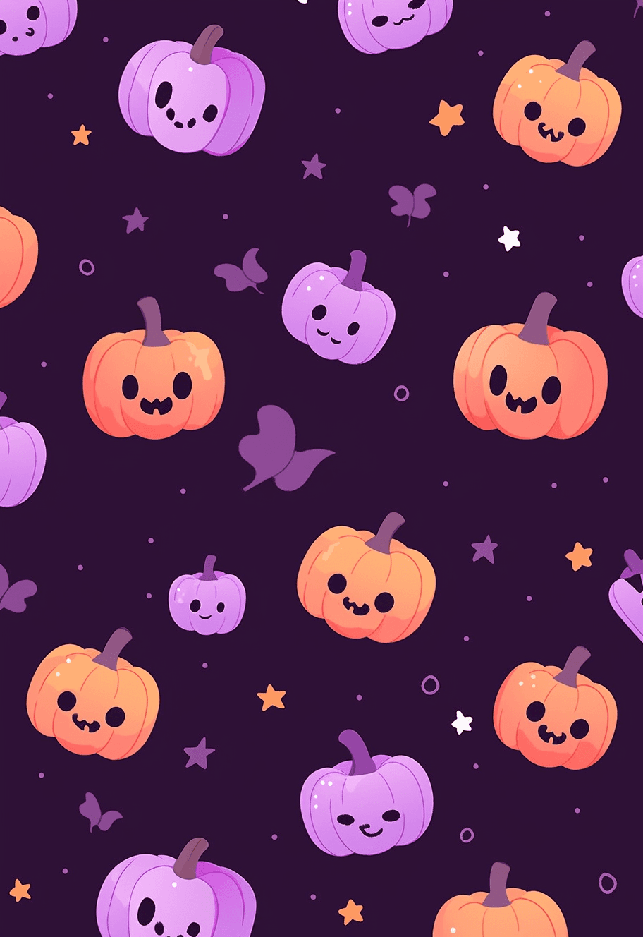 Halloween Pumpkin 109 original repeating artwork