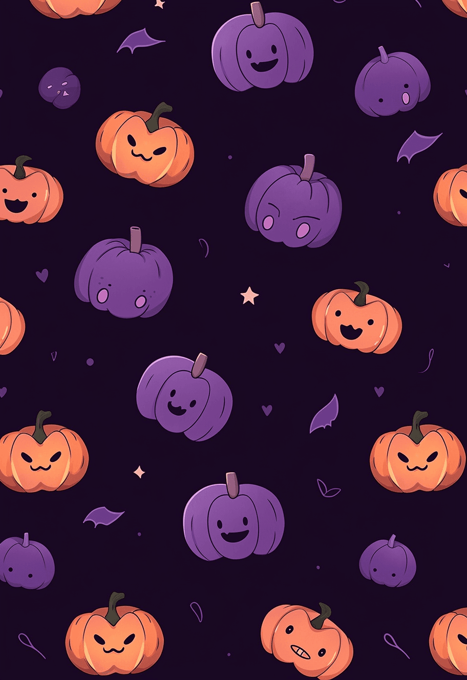 Halloween Pumpkin 461 original repeating artwork
