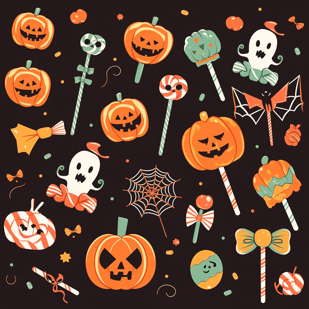 Halloween Design Studio original repeating artwork