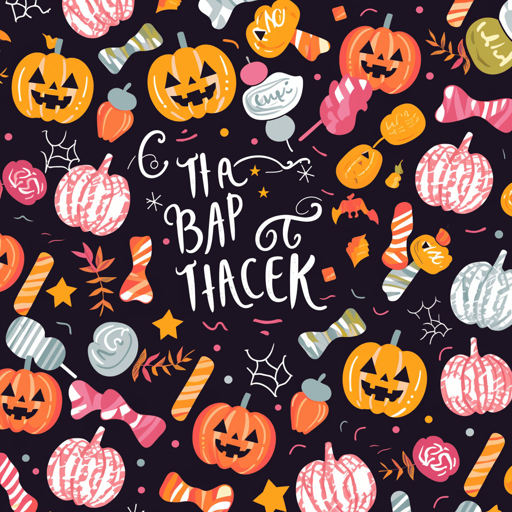 Halloween Design Bright original repeating artwork