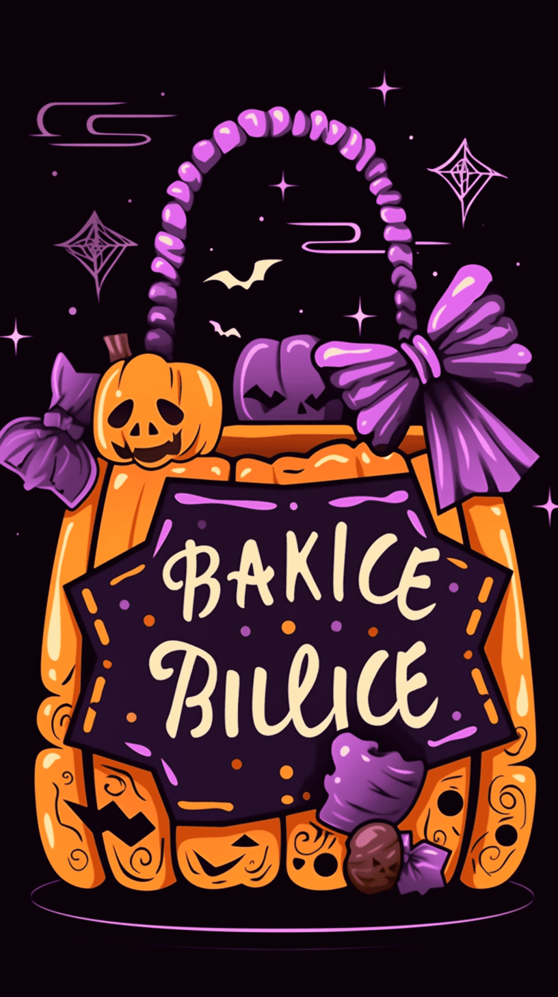 Halloween Spring original repeating artwork
