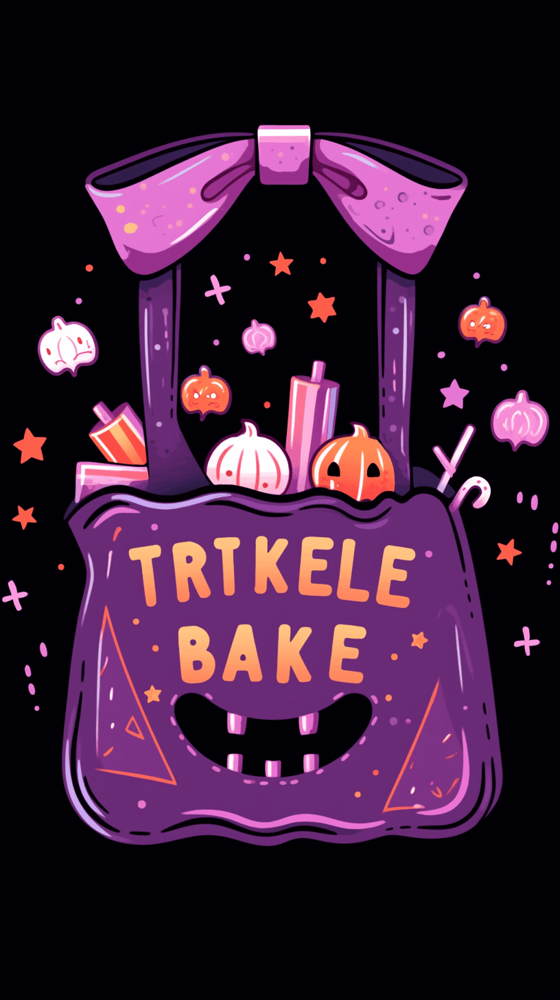 Halloween Evening original repeating artwork