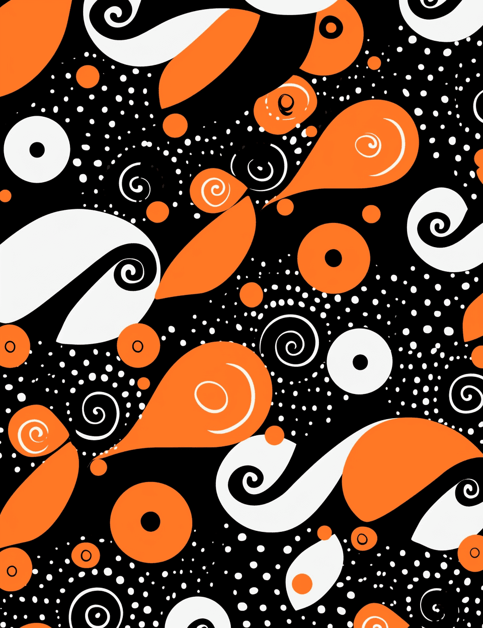 Halloween Festival original repeating artwork