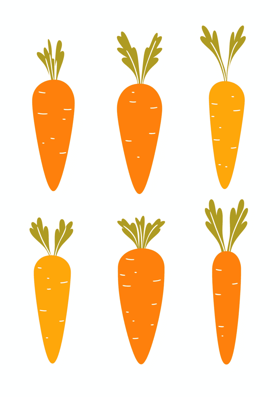 Carrot Ride original repeating artwork
