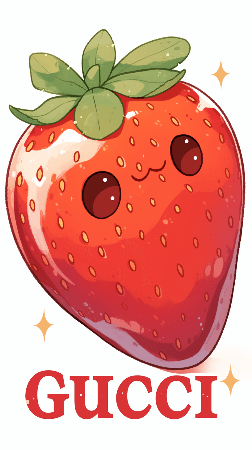 Strawberry 026 original repeating artwork