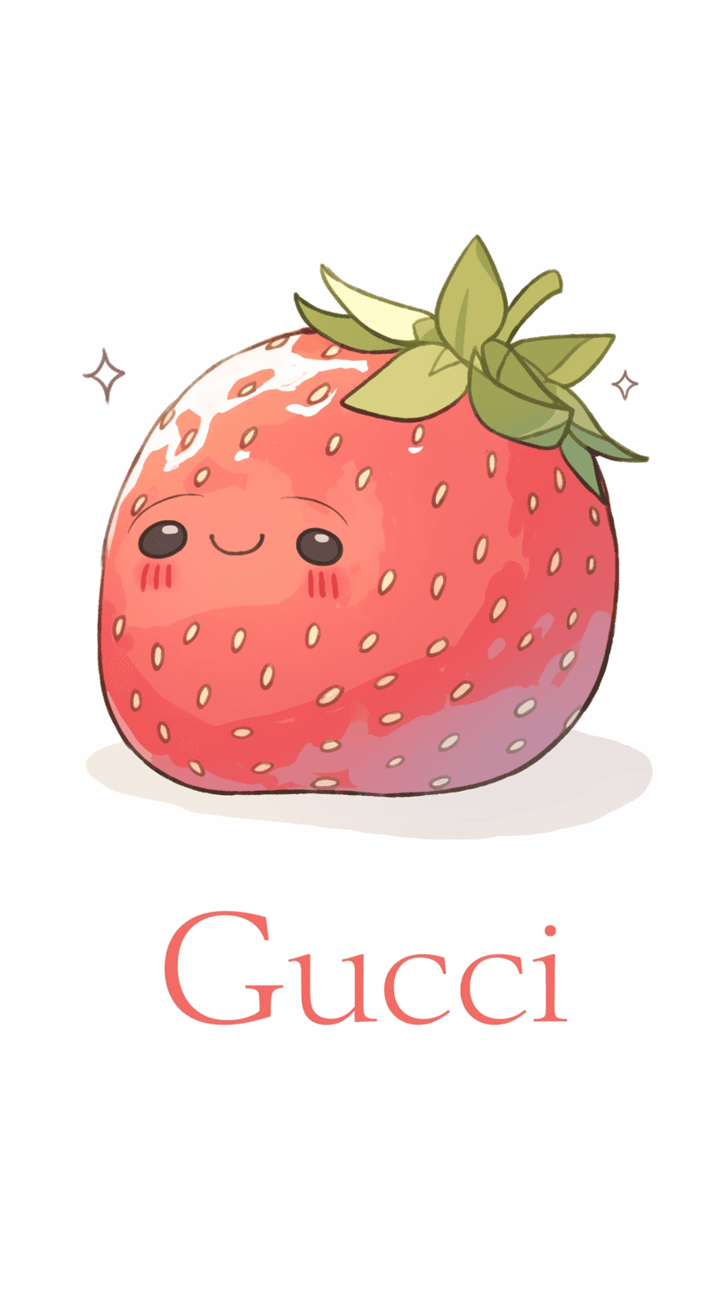 Strawberry 018 original repeating artwork