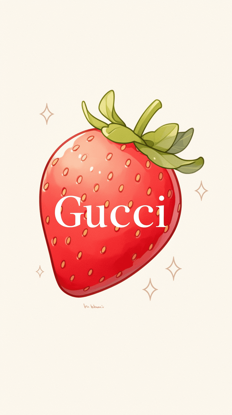 Strawberry 029 original repeating artwork