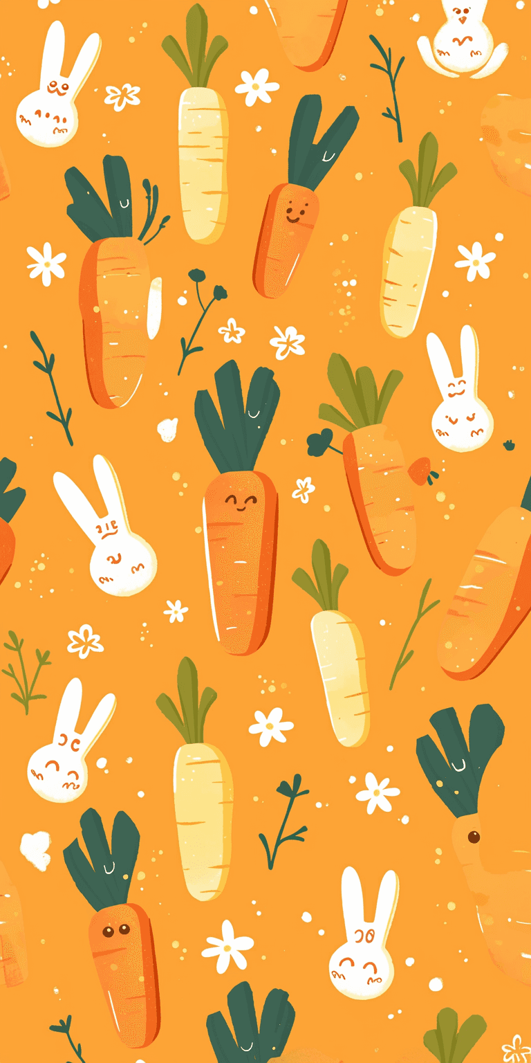 Carrot Onyx original repeating artwork