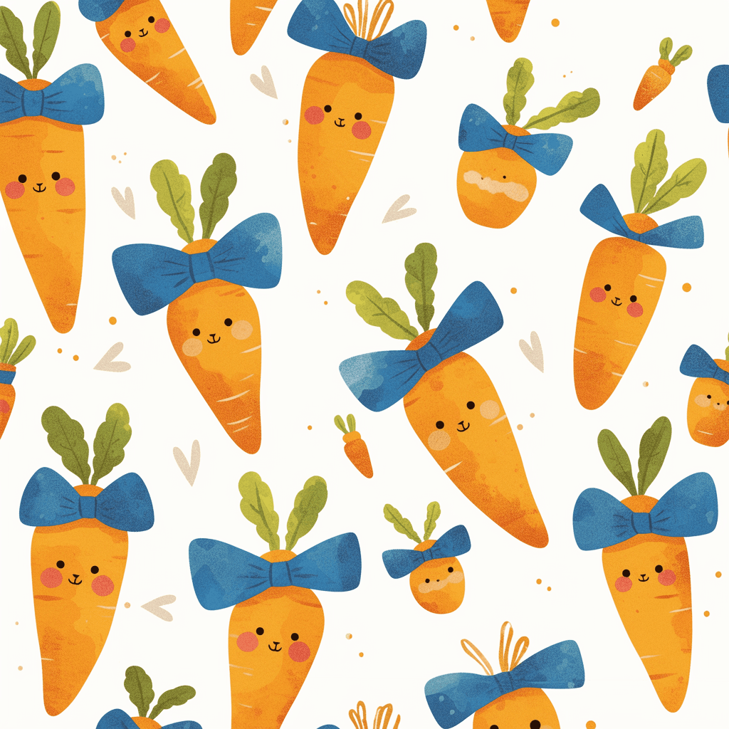 Carrot Go original repeating artwork