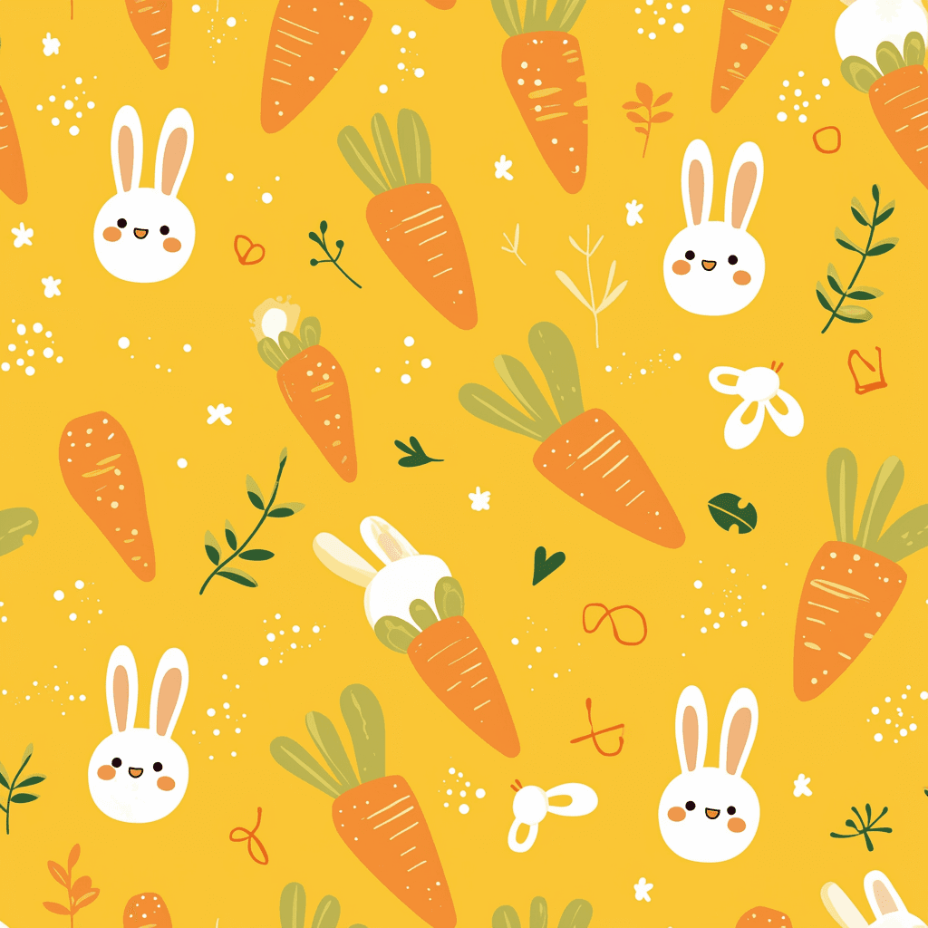 Carrot Prism original repeating artwork