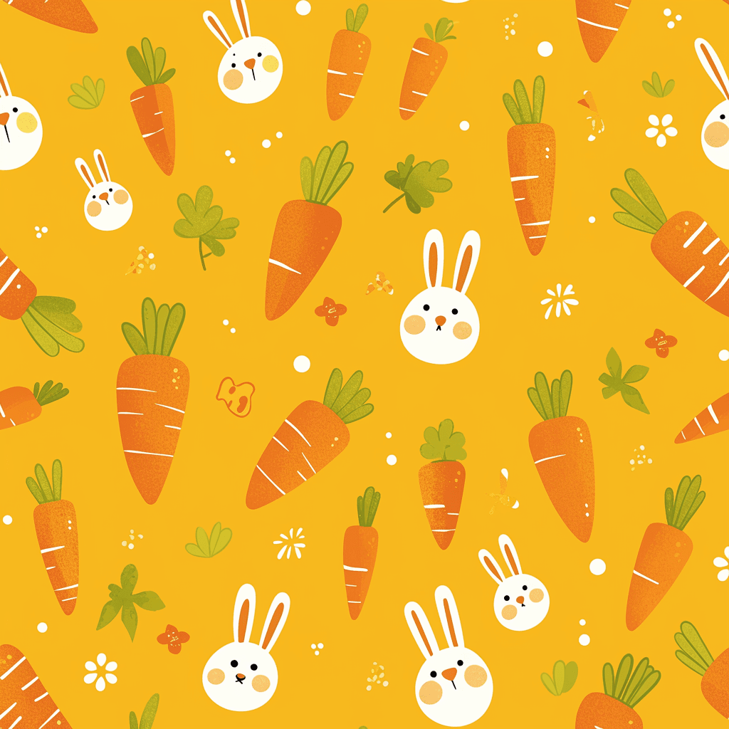 Carrot Bop original repeating artwork