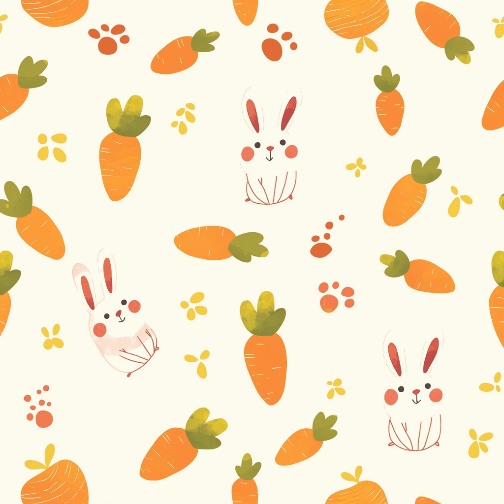 Carrot Club original repeating artwork