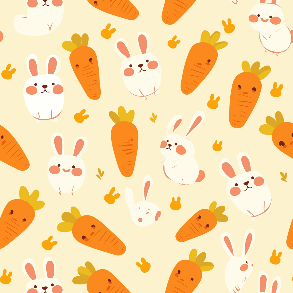 Carrot Pastel original repeating artwork