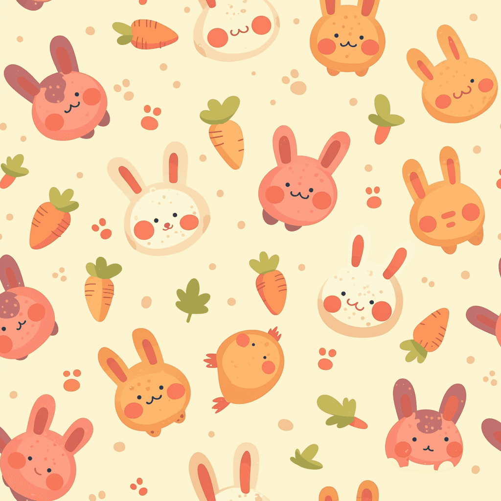 Carrot Bold original repeating artwork