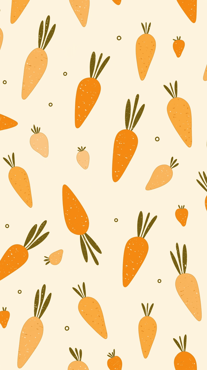 Carrot Tribe original repeating artwork