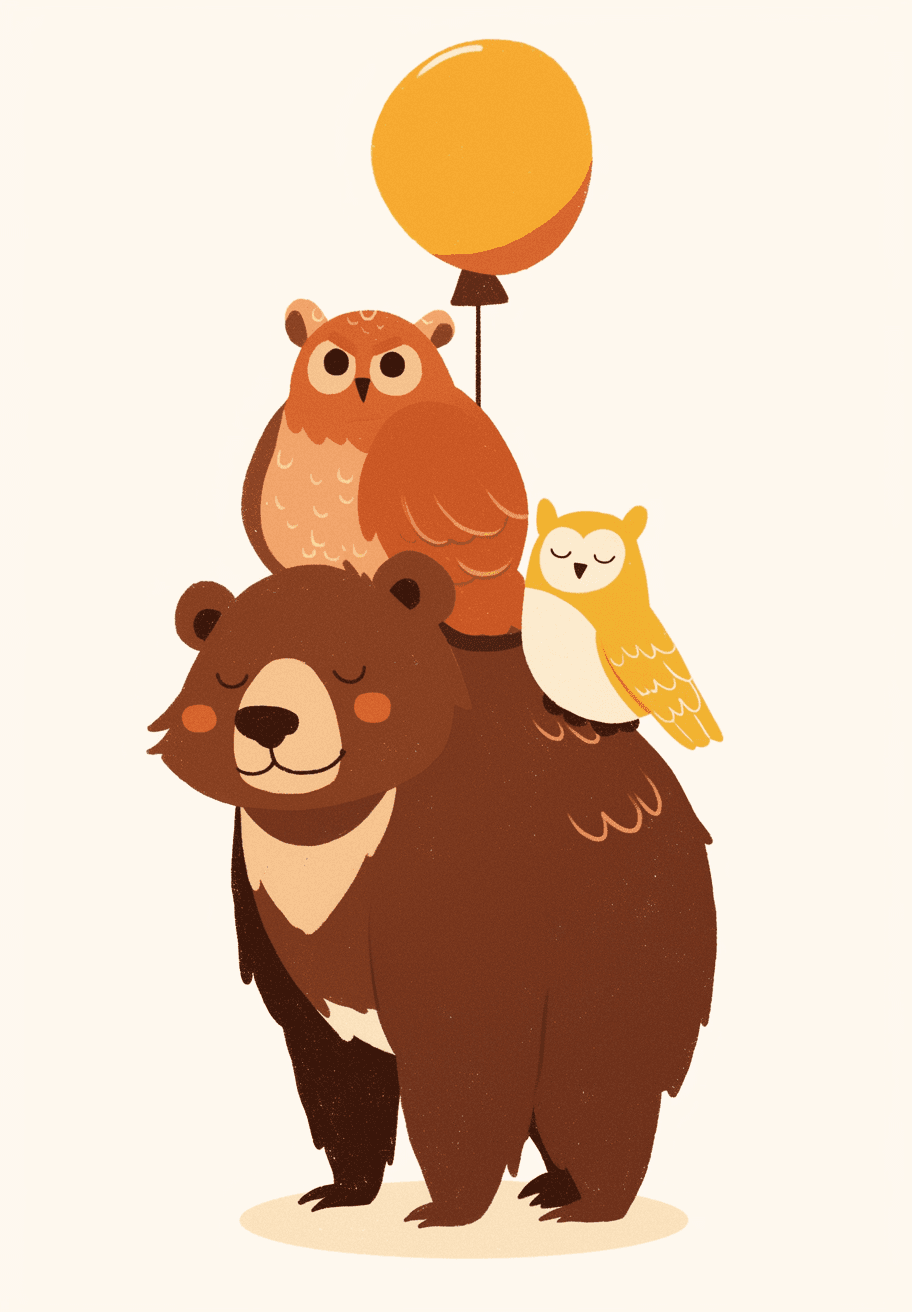 Bear 373 original repeating artwork