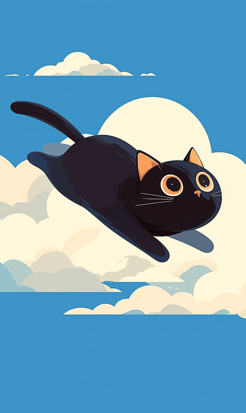 Cat 349 original repeating artwork