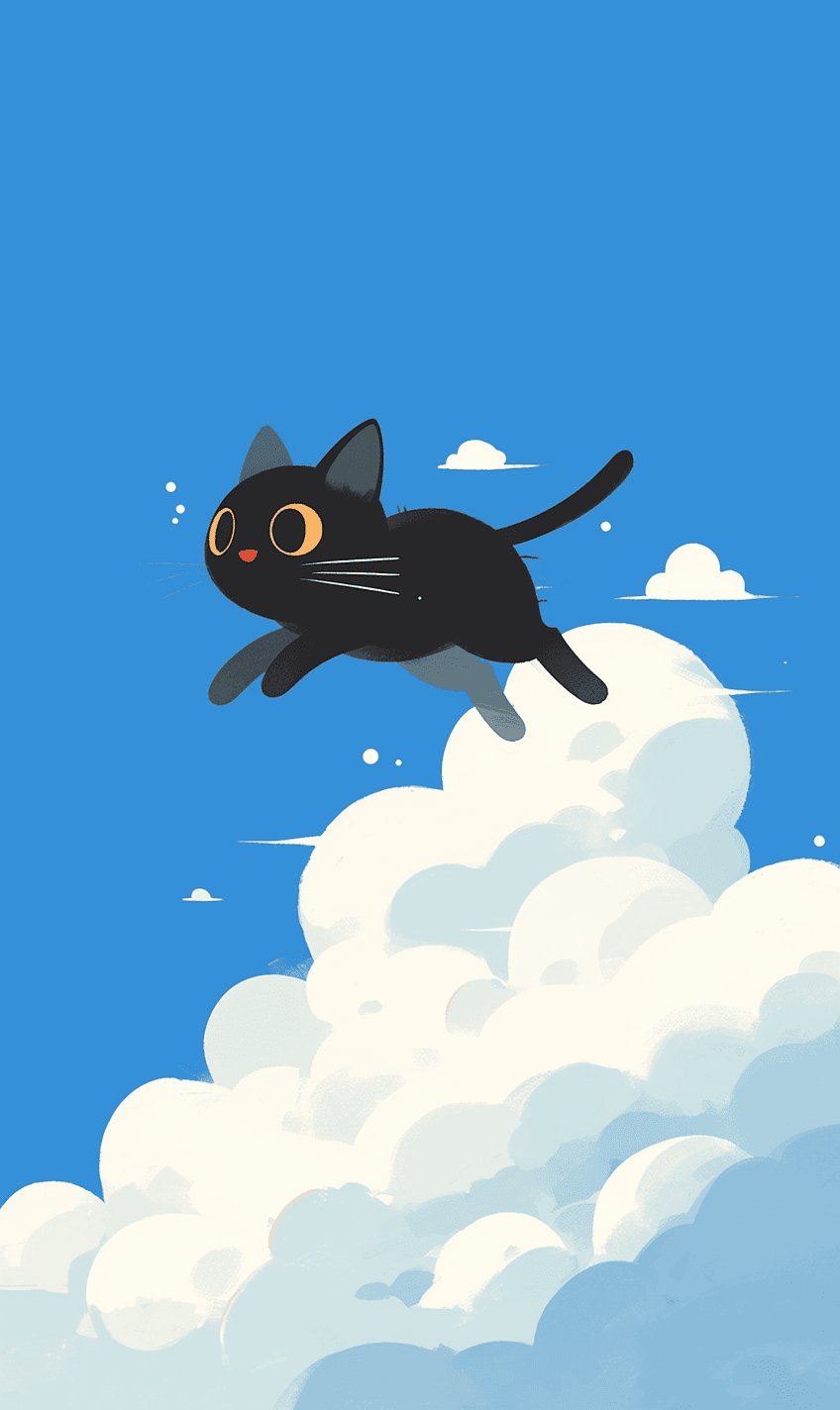 Cat 301 original repeating artwork