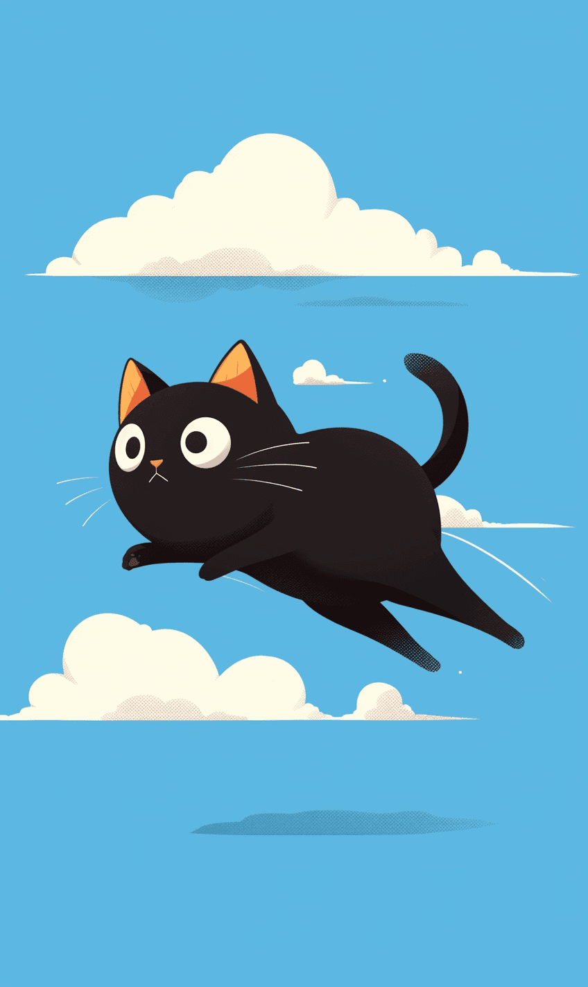 Cat 228 original repeating artwork