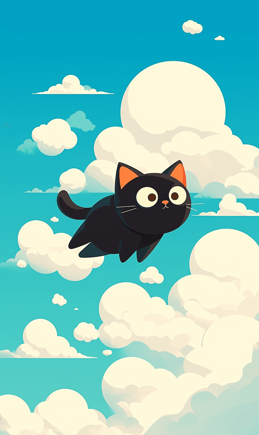 Cat 248 original repeating artwork