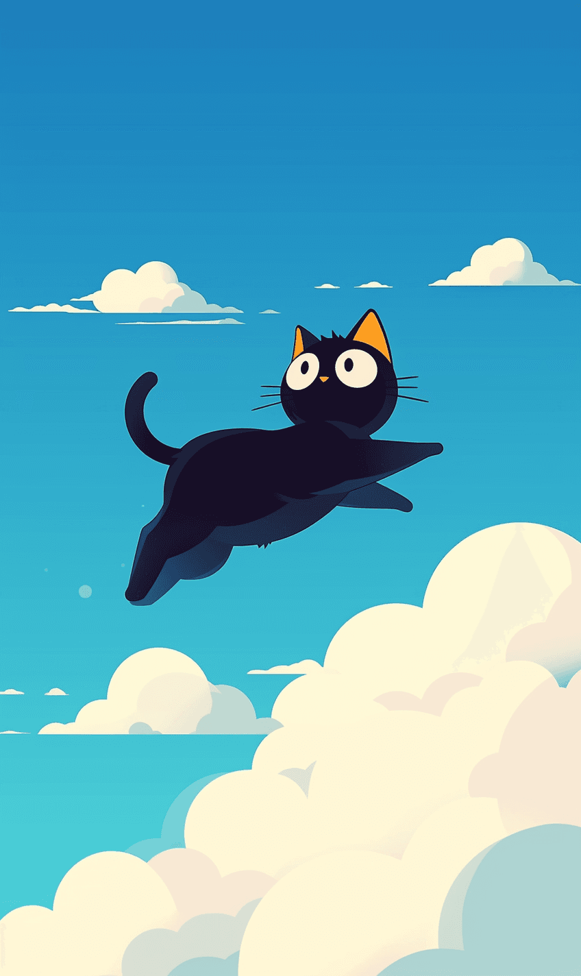 Cat 261 original repeating artwork