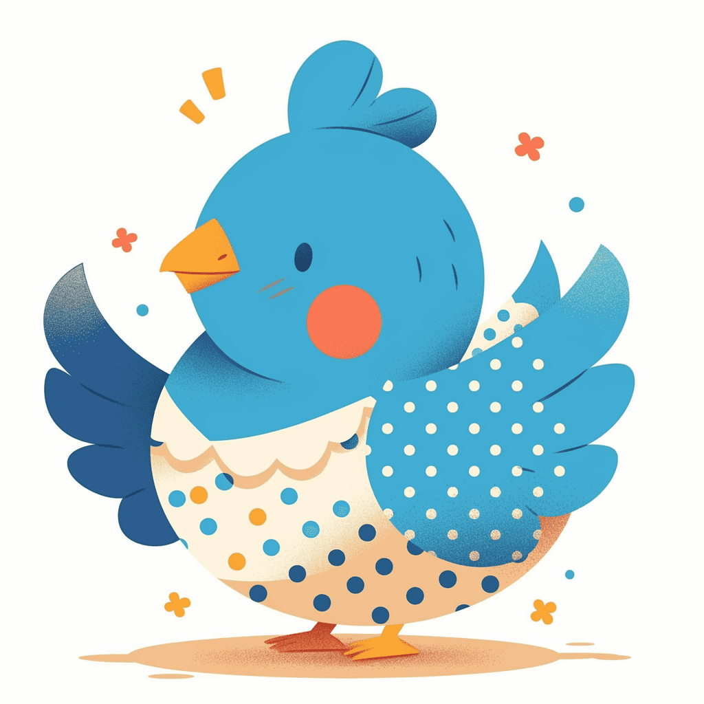 Chicken Pals original repeating artwork
