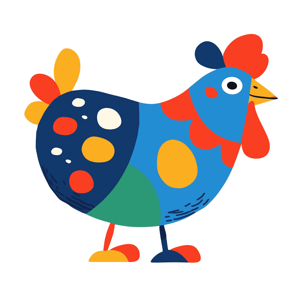 Chicken Tune original repeating artwork
