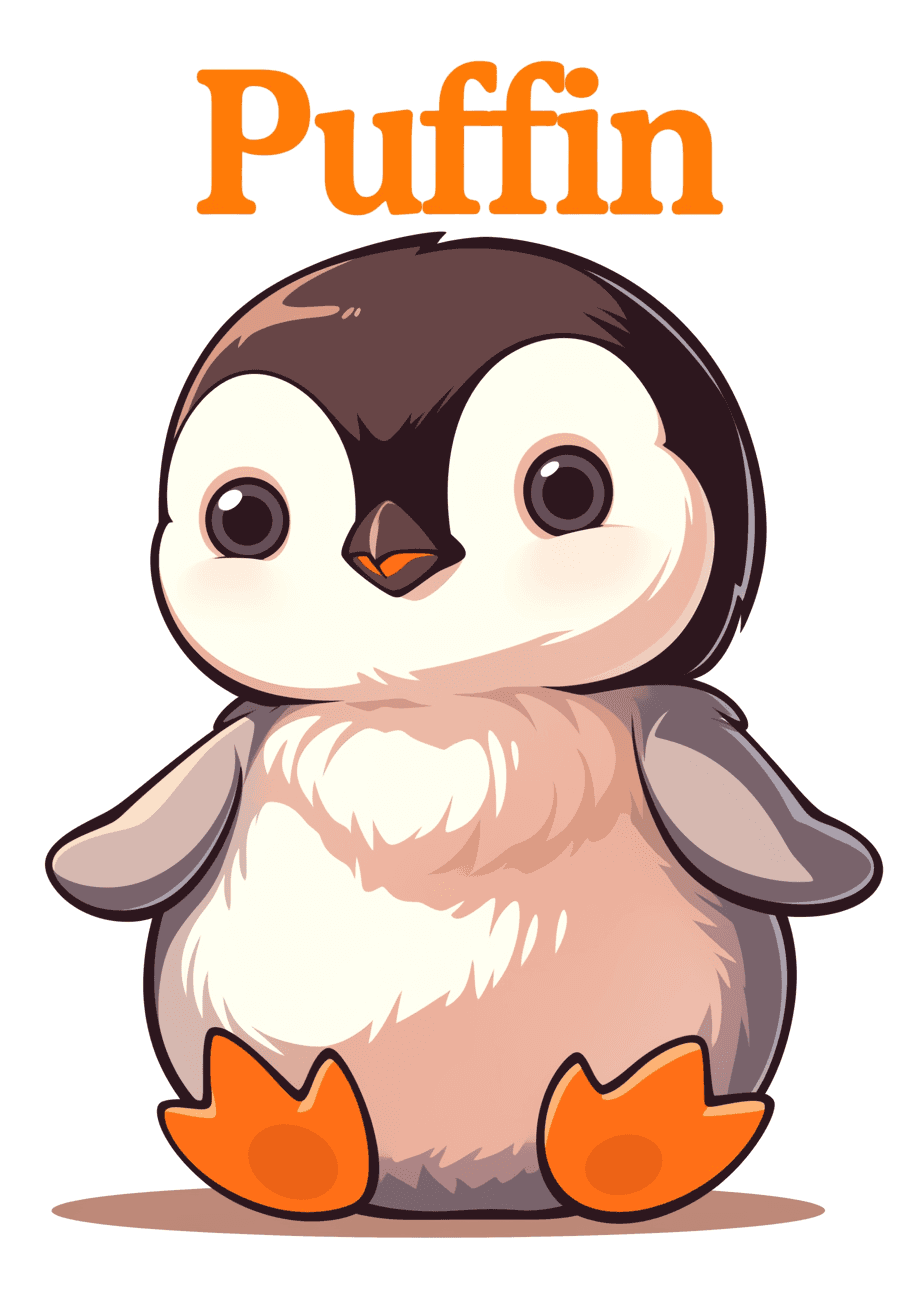 Penguin Rooftop original repeating artwork
