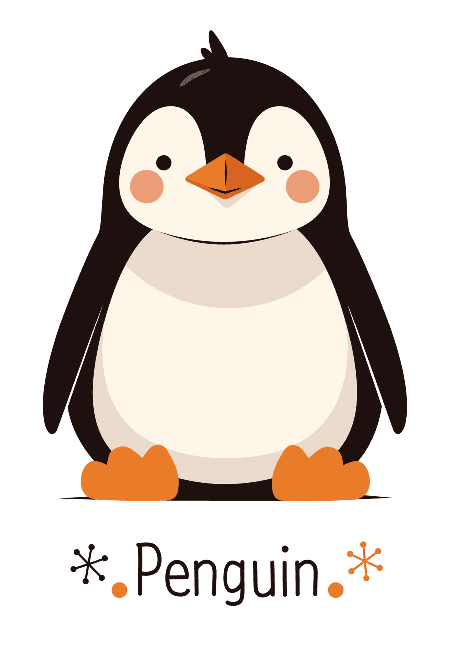 Penguin 016 original repeating artwork