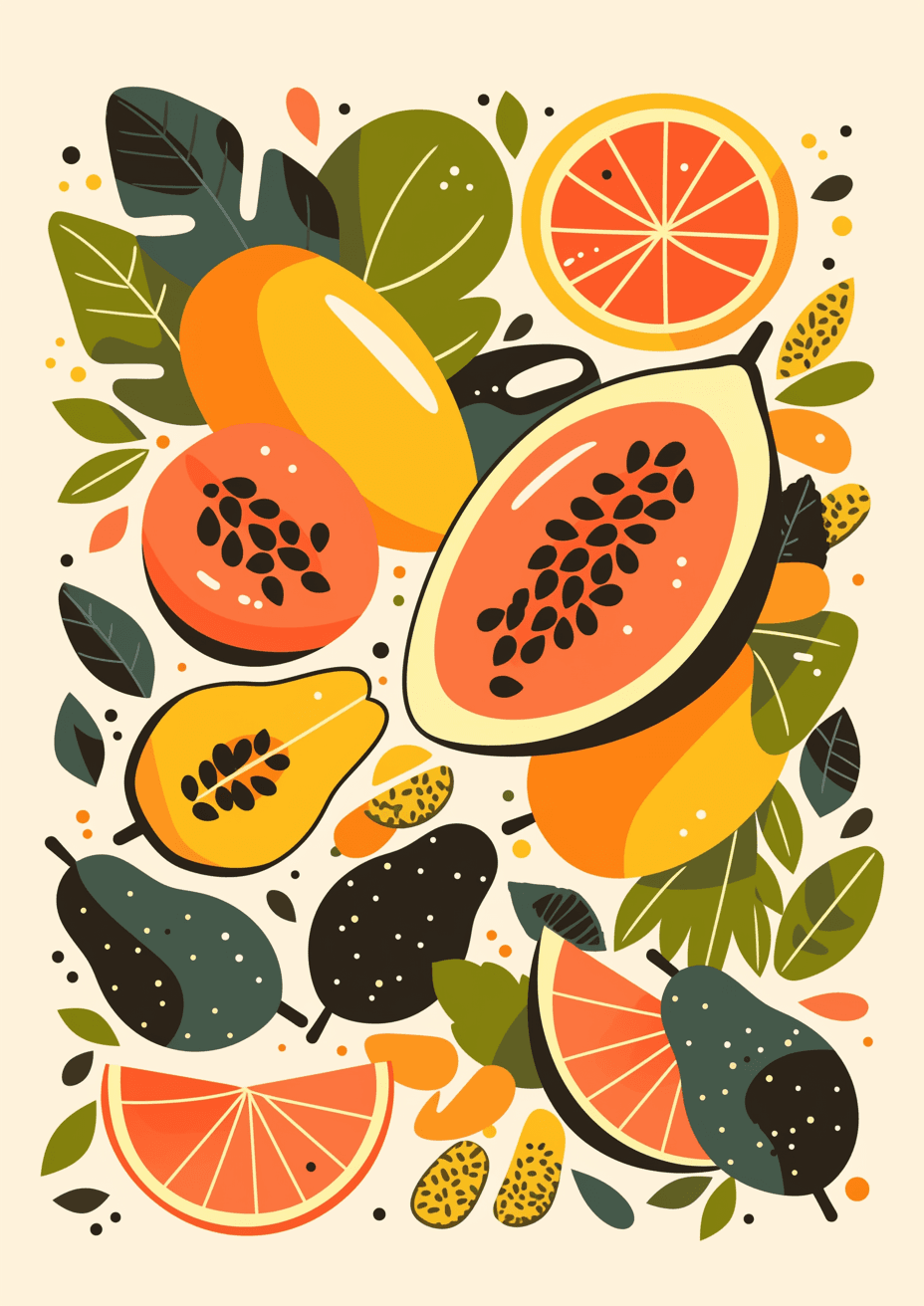 Fruit 129 original repeating artwork