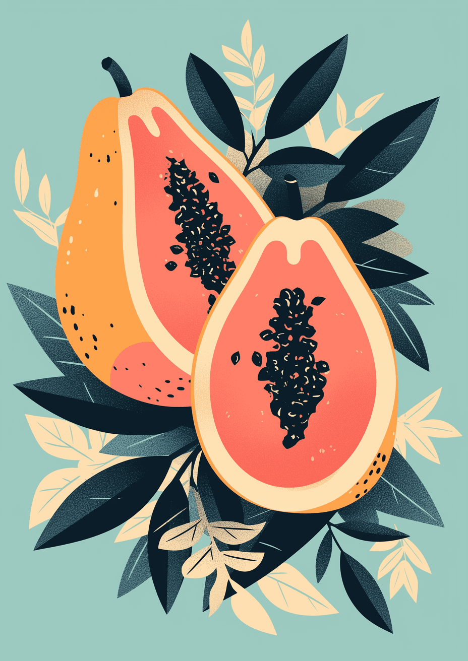 Papaya Crew original repeating artwork