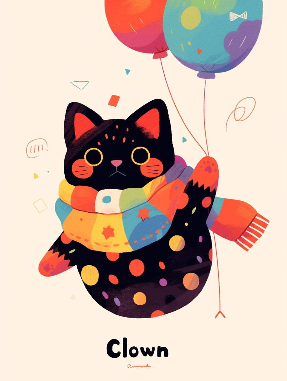 Cat 146 original repeating artwork