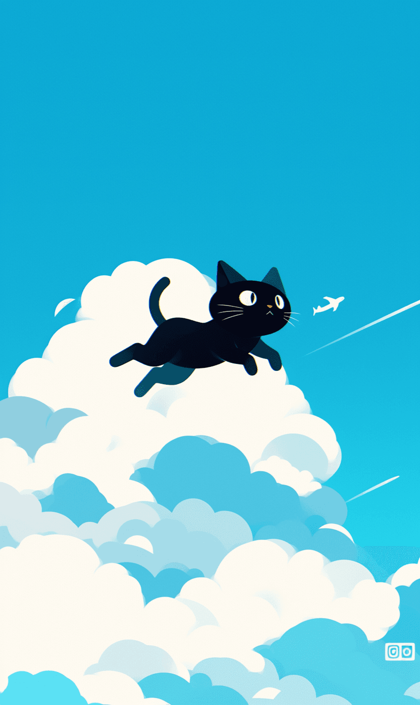 Cat 410 original repeating artwork