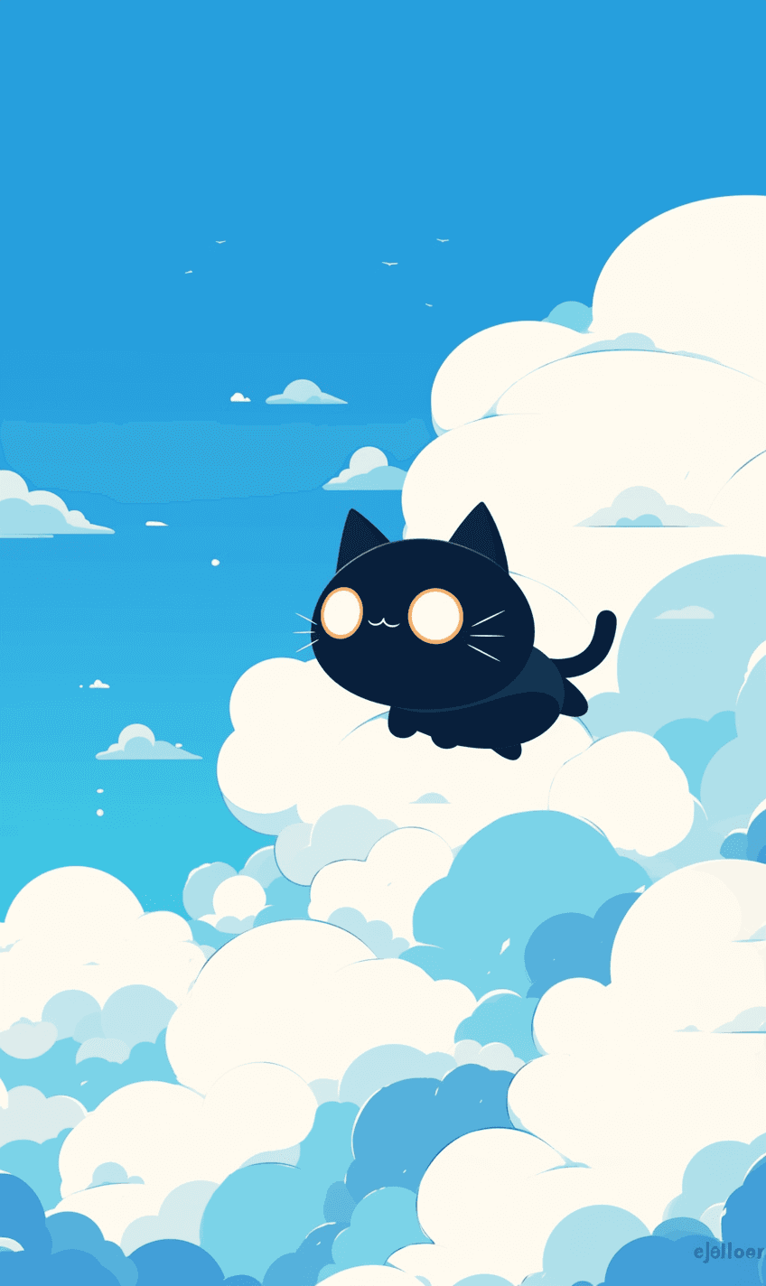 Cat 058 original repeating artwork