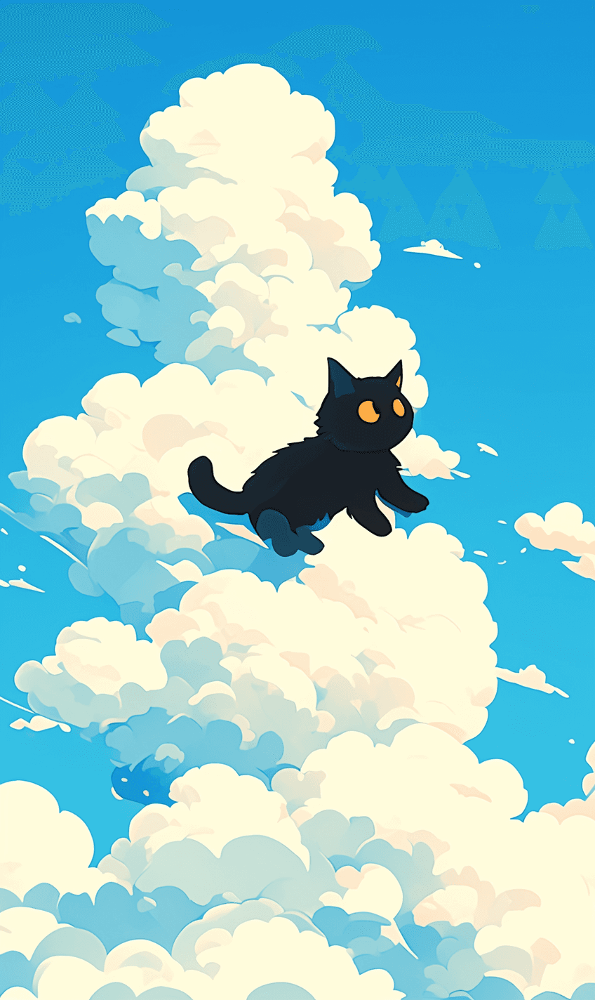 Cat 005 original repeating artwork