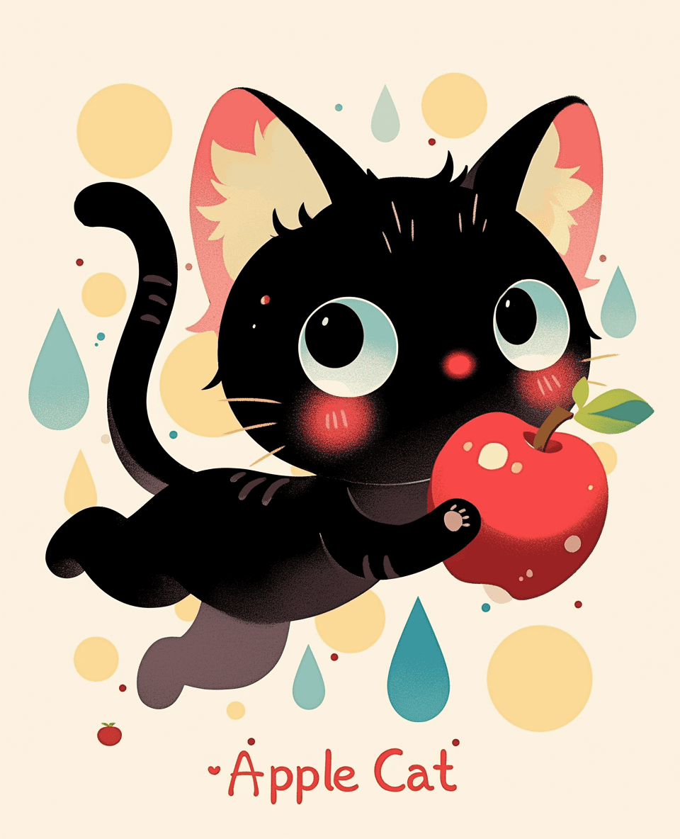 Cat 226 original repeating artwork