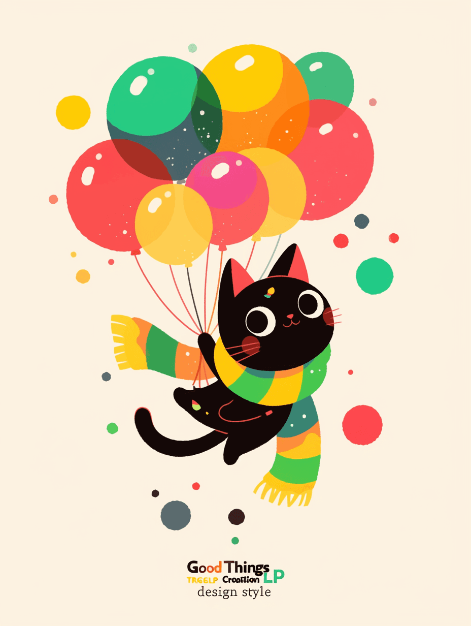 Cat 099 original repeating artwork