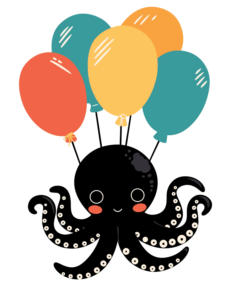 Octopus Show original repeating artwork