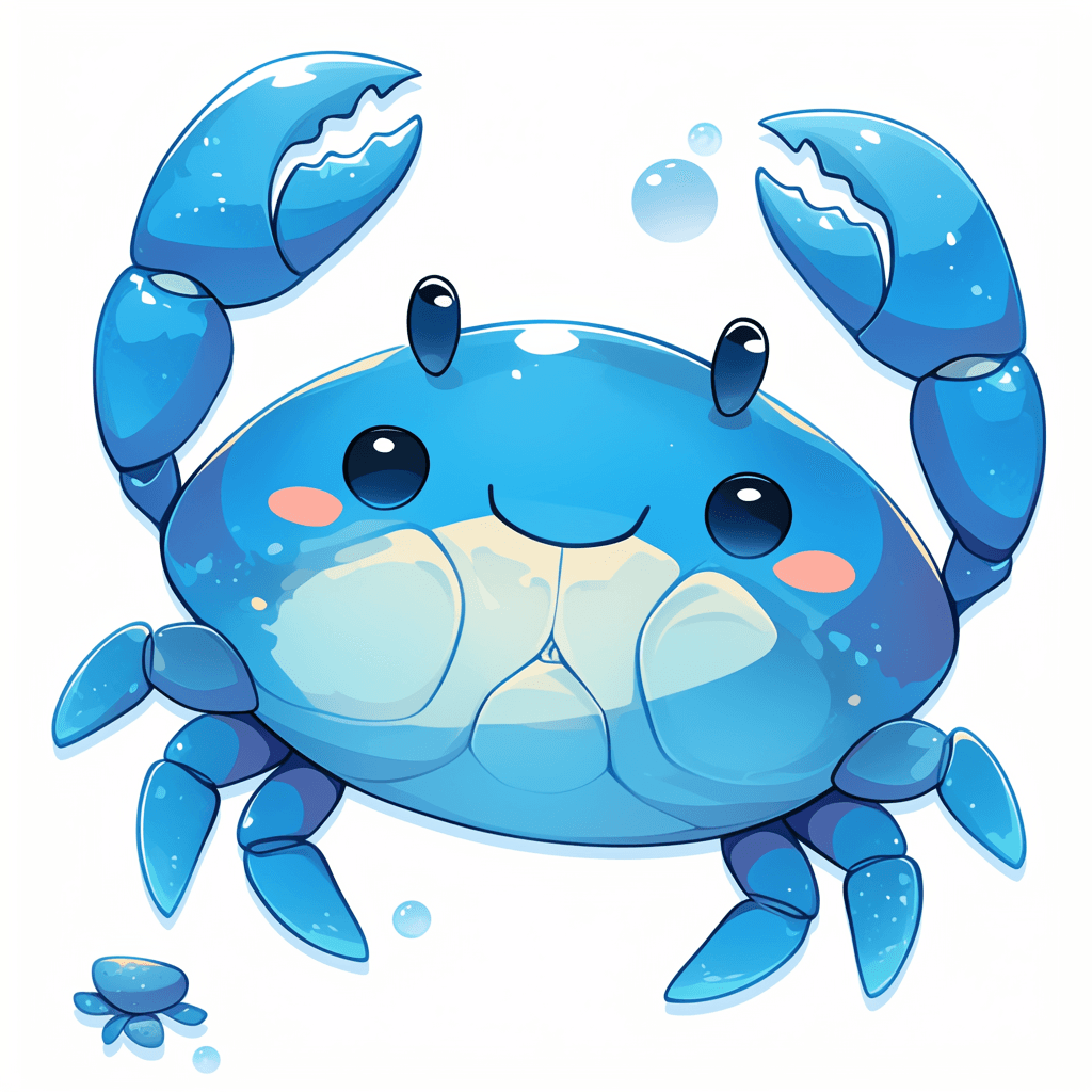 Crab Session original repeating artwork