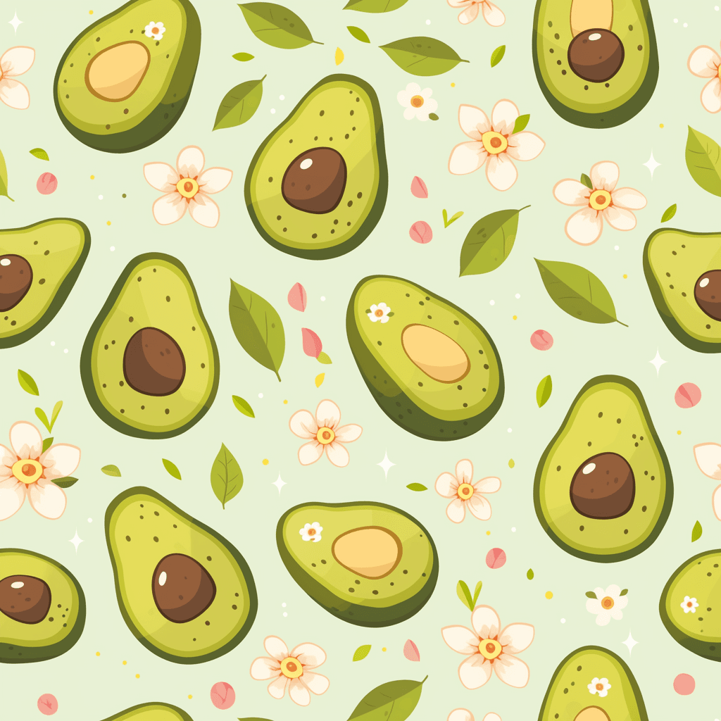 Avocado 012 original repeating artwork