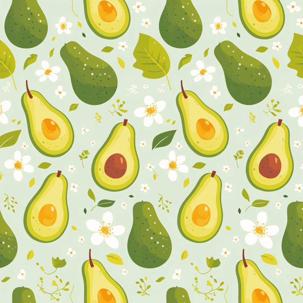 Avocado 015 original repeating artwork