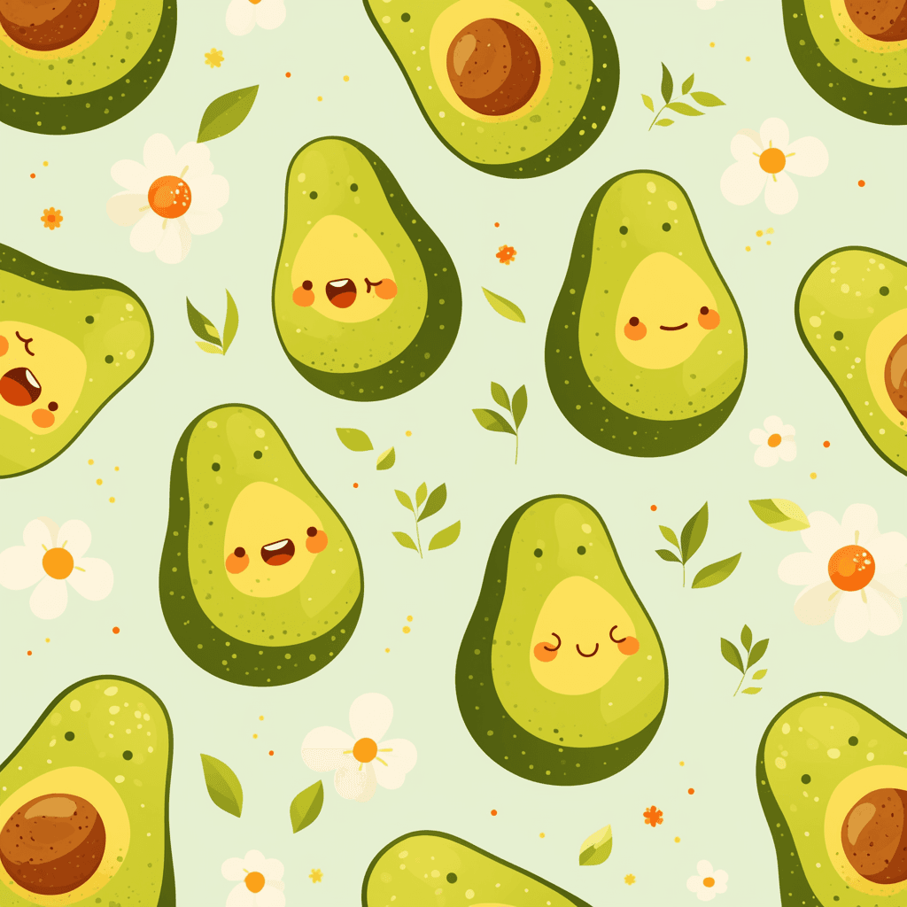 Avocado 013 original repeating artwork