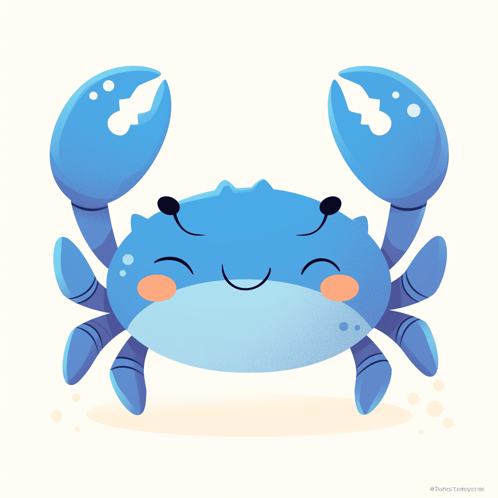 Crab original repeating artwork