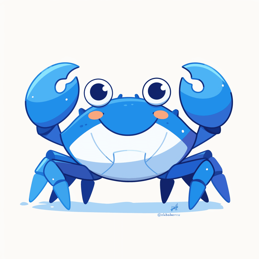 Crab Crew original repeating artwork